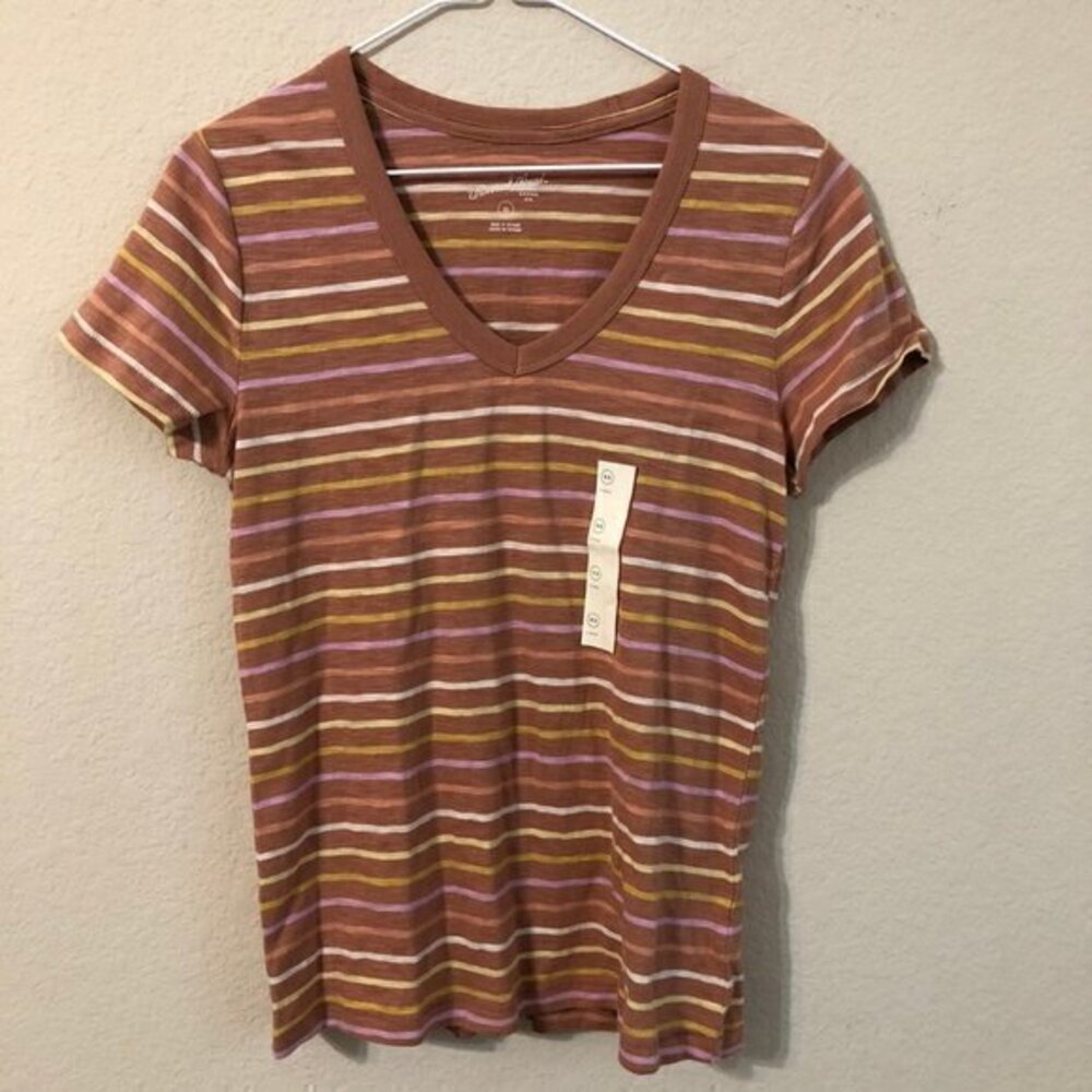 Universal Thread Top Striped T-Shirt Tee Shirt NWT